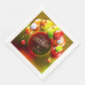 Serviette En Papier Cocktail d'anniversaire serviettes (Coin)