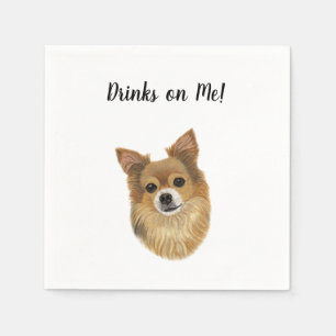 Serviette En Papier Cocktail de chien serviettes
