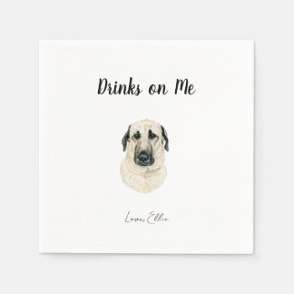 Serviette En Papier Cocktail de chien serviettes