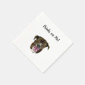 Serviette En Papier Cocktail de chien serviettes (Coin)