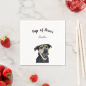 Serviette En Papier Cocktail de chien serviettes (En situation)