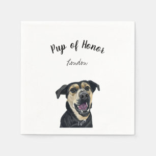 Serviette En Papier Cocktail de chien serviettes