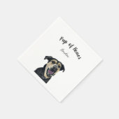 Serviette En Papier Cocktail de chien serviettes (Coin)