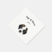 Serviette En Papier Cocktail de chien serviettes (Coin)