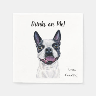 Serviette En Papier Cocktail de chien serviettes