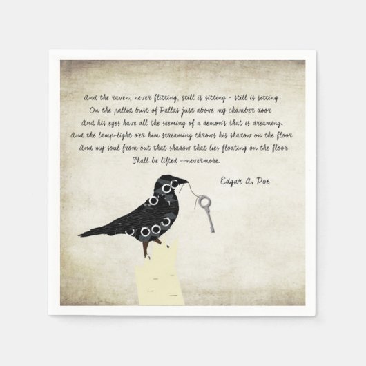 Serviette En Papier Cocktail de fête d'Halloween serviettes (Devant)