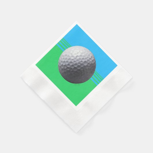 Serviette En Papier Cocktail de Golf Ball en papier forgé serviettes (Coin)