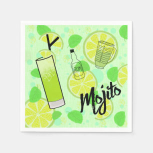 Serviette En Papier Cocktail de Mojito