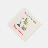 Serviette En Papier Cocktail de Noël Boissons serviettes (Coin)