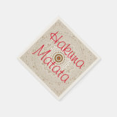 Serviette En Papier Cocktail de Noël Hakuna Matata (Coin)