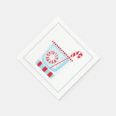 Serviette En Papier Cocktail de Noël Napkin avec martini olive (Coin)