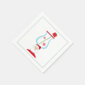 Serviette En Papier Cocktail de Noël Napkin avec martini olive (Coin)