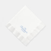 Serviette En Papier Cocktail de réception de mariage (Coin)