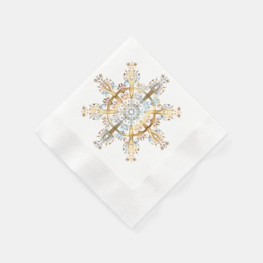 Serviette En Papier Cocktail en fût de neige serviettes (Coin)