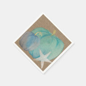 Serviette En Papier Cocktail en papier Citrouille côtier Napkin (Coin)