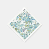 Serviette En Papier Cocktail fleur sauvage serviettes (Coin)