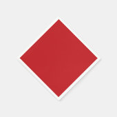 Serviette En Papier Cocktail générique Simple Rouge (Coin)