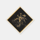 Serviette En Papier Cocktail Griffin Napkin (Coin)