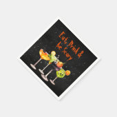 Serviette En Papier Cocktail Halloween (Coin)