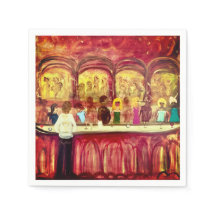 Cocktail Happy Hour Napkins