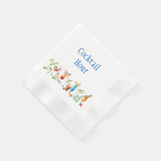 Serviette En Papier Cocktail Hour Cocktail Napkins (Coin)
