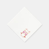 Serviette En Papier Cocktail Mariage de la partie Engagement (Coin)