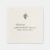 Serviette En Papier Cocktail Mariage de Noël serviettes (Devant)