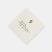 Serviette En Papier Cocktail Mariage de Noël serviettes (Coin)