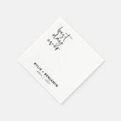 Serviette En Papier Cocktail mariage Napkin (Coin)