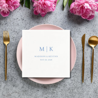 Serviette En Papier Cocktail Mariage personnalisé serviettes