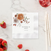 Serviette En Papier Cocktail mariage serviettes (En situation)