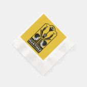 Serviette En Papier Cocktail Martinez Art Déco (Coin)