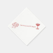 Serviette En Papier Cocktail mignon serviettes (Coin)