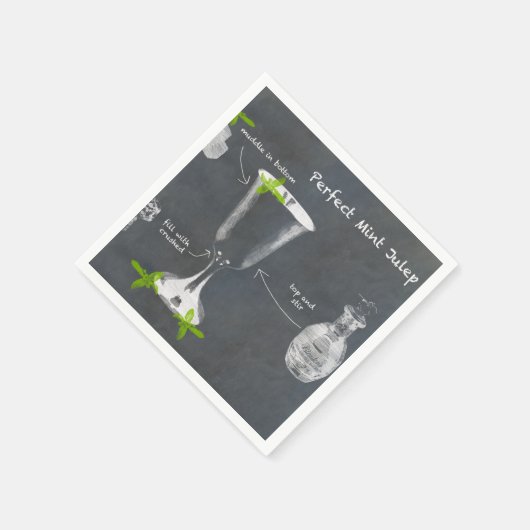 Serviette En Papier Cocktail Mint Julep (Coin)