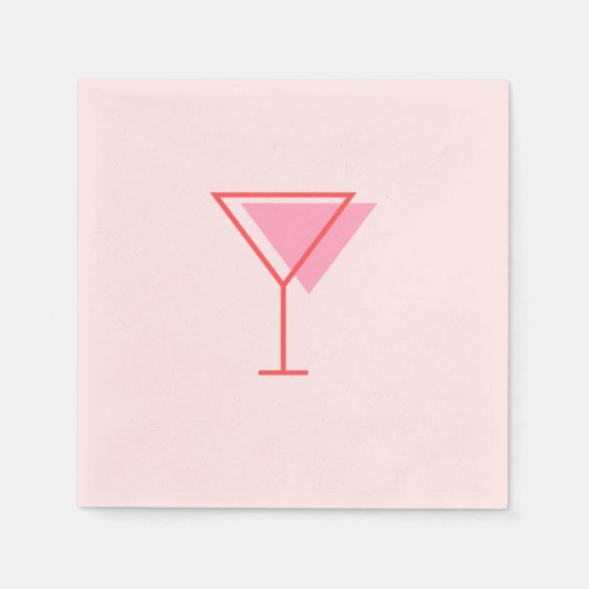 Serviette En Papier Cocktail Napkin (Devant)