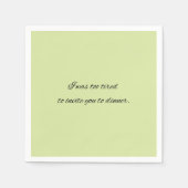 Serviette En Papier Cocktail napkin drôle citron vert fête (Devant)