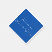 Serviette En Papier Cocktail napkin drôle fête noire (Coin)