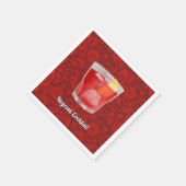 Serviette En Papier Cocktail Negroni (Coin)