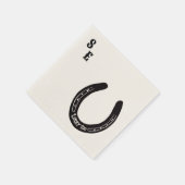 Serviette En Papier Cocktail Occidental à thème personnalisable Nakin (Coin)