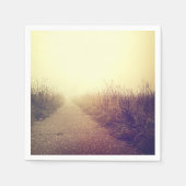 Serviette En Papier Cocktail Papier Napkin Sunrise Pathway Chemin (Devant)
