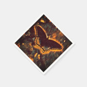 Serviette En Papier Cocktail papillon Napkin (Coin)