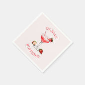 Serviette En Papier Cocktail personnalisé Anniversaire Papier de fête (Coin)