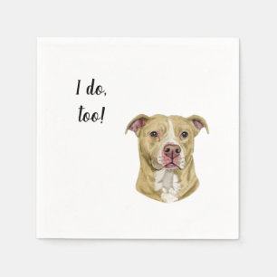 Serviette En Papier Cocktail personnalisé chien Napkin
