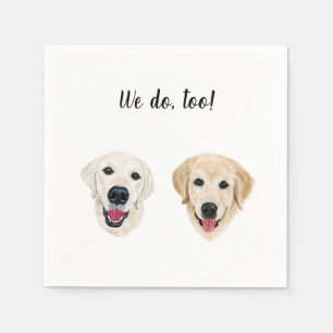 Serviette En Papier Cocktail personnalisé du Laboratoire Jaune Napkin