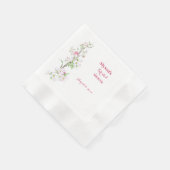 Serviette En Papier Cocktail personnalisé pour la fête prénuptiale App (Coin)