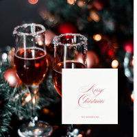 Cocktail personnalisé simple Joyeux Noël