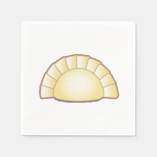 Serviette En Papier Cocktail Pierogi Napkin (Devant)