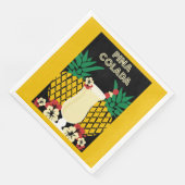 Serviette En Papier Cocktail Piña Colada (Coin)
