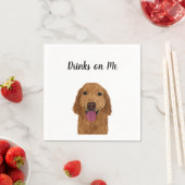 Serviette En Papier Cocktail Retriever (En situation)