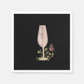 Serviette En Papier Cocktail rose Bachelorette Party (Devant)